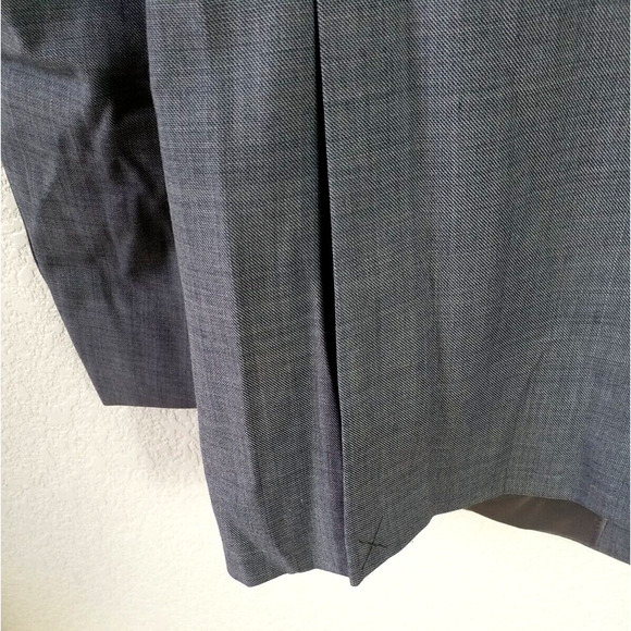 Calvin Klein Mens Suit Jacket Gray Single Breasted Pockets Notch Size 42 L - Picture 4 of 6